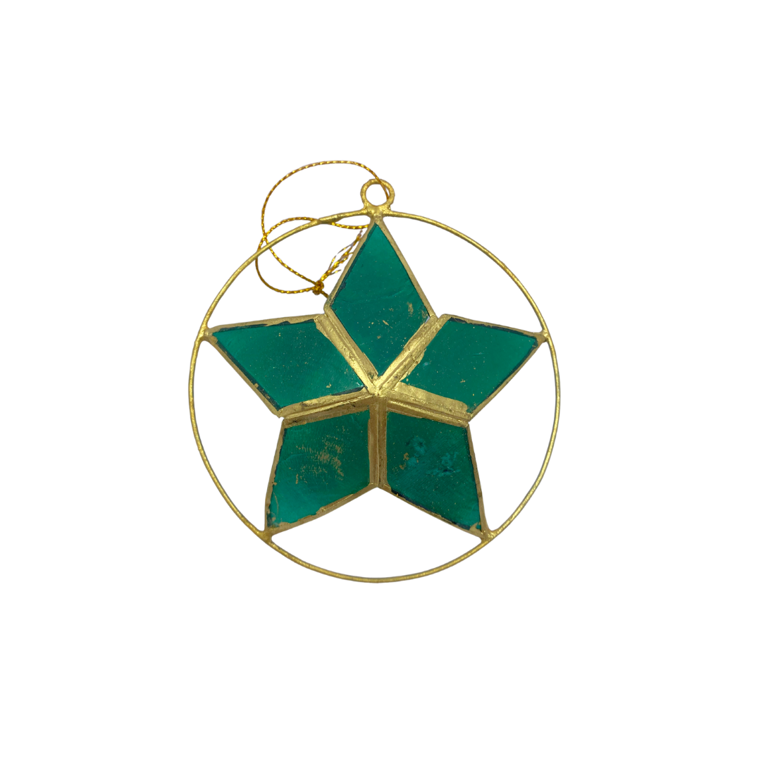 Capiz Star Ornament