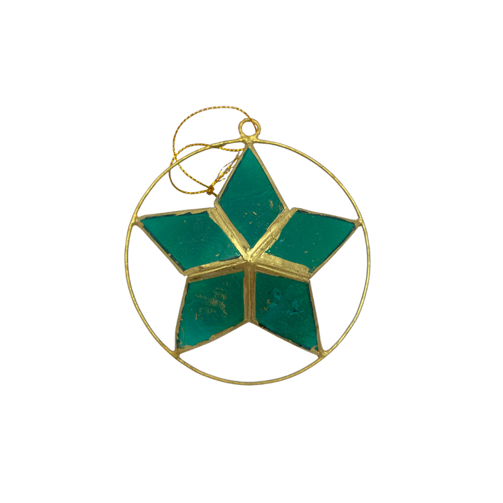 Capiz Star Ornament
