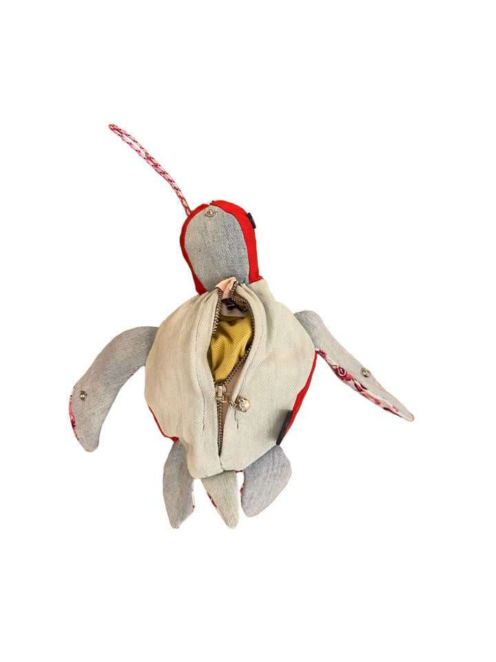 Tagpi-Tagpi Convertible Sea Turtle (Pawikan) Tote Bag