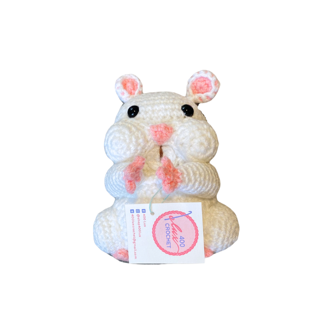 400 Lux Hand Crocheted Hamster