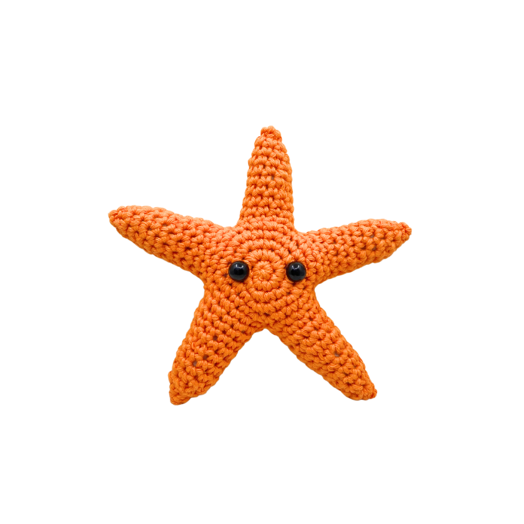 400 Lux Hand Crocheted Small Starfish Plushie