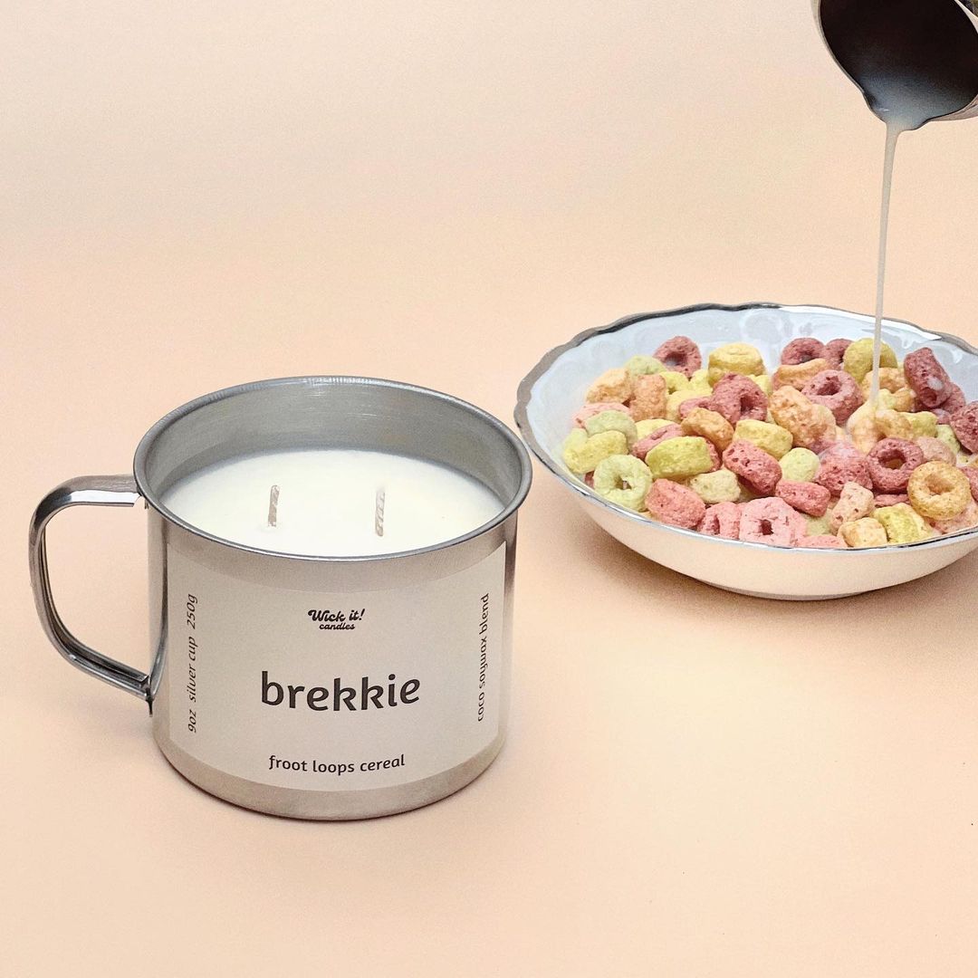 Wick It! Candles Brekkie (Fruit Loops) Scented Candle