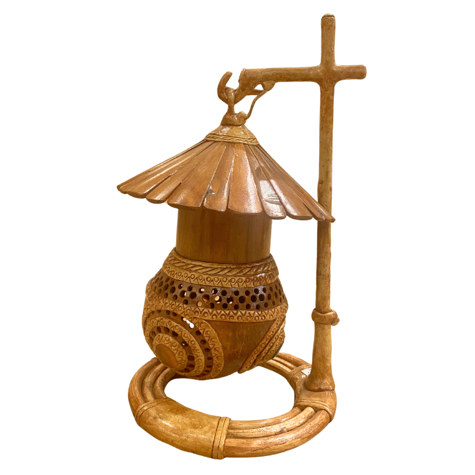 Roots Sorsogon Collection Bamboo & Coconut Lamp