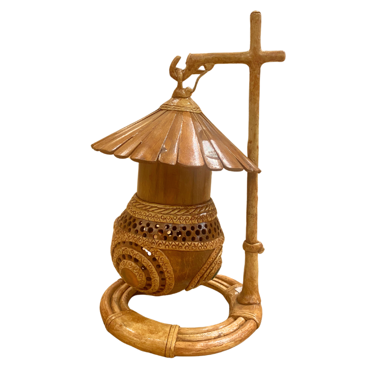 Roots Sorsogon Collection Bamboo & Coconut Lamp