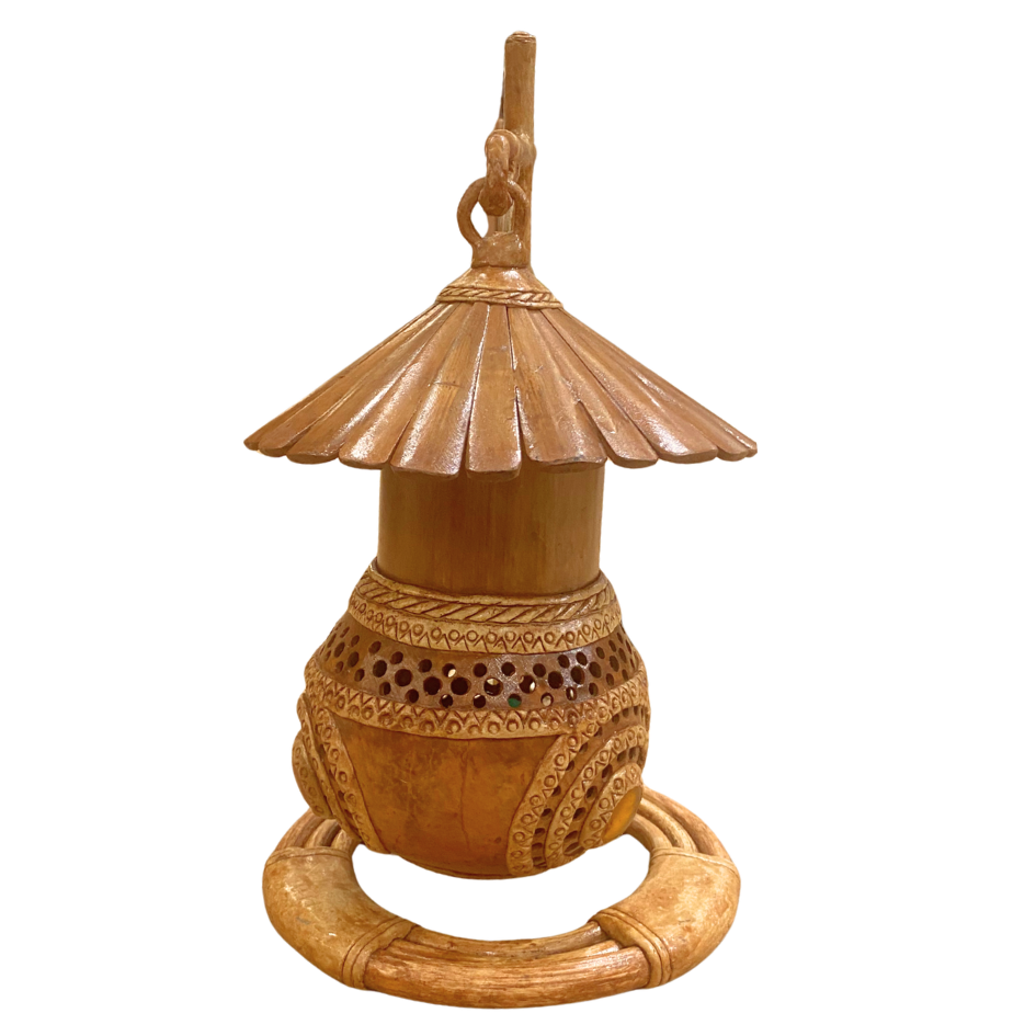 Roots Sorsogon Collection Bamboo & Coconut Lamp