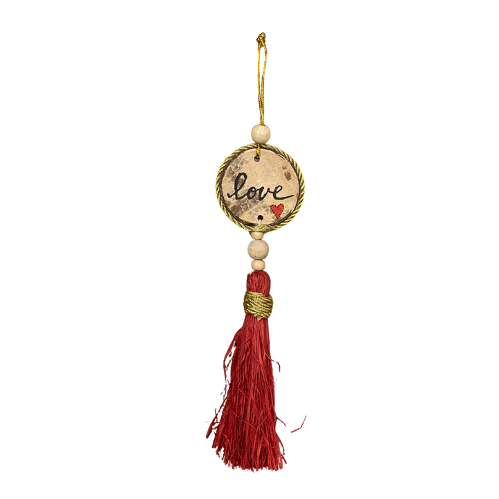 Roots Sorsogon Collection Coconut Ornament with Tassel