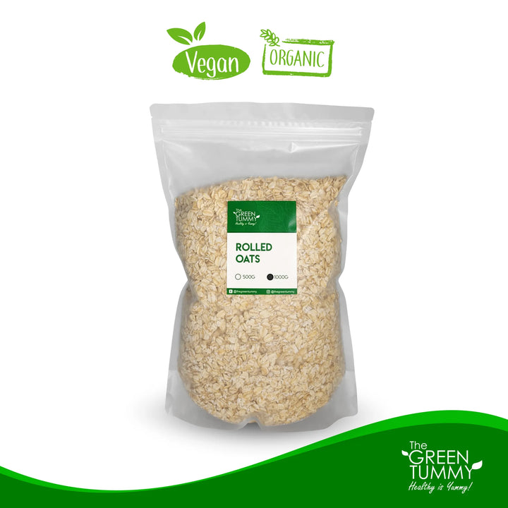 The Green Tummy Rolled Oats