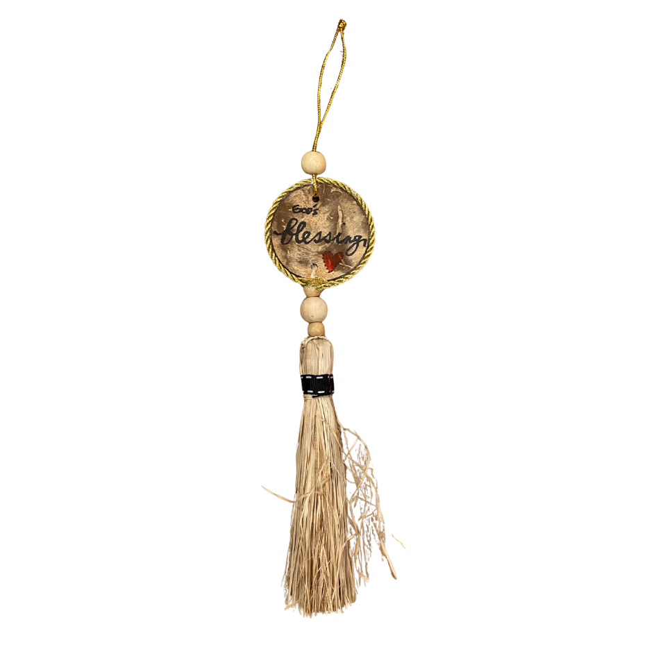 Roots Sorsogon Collection Coconut Ornament with Tassel