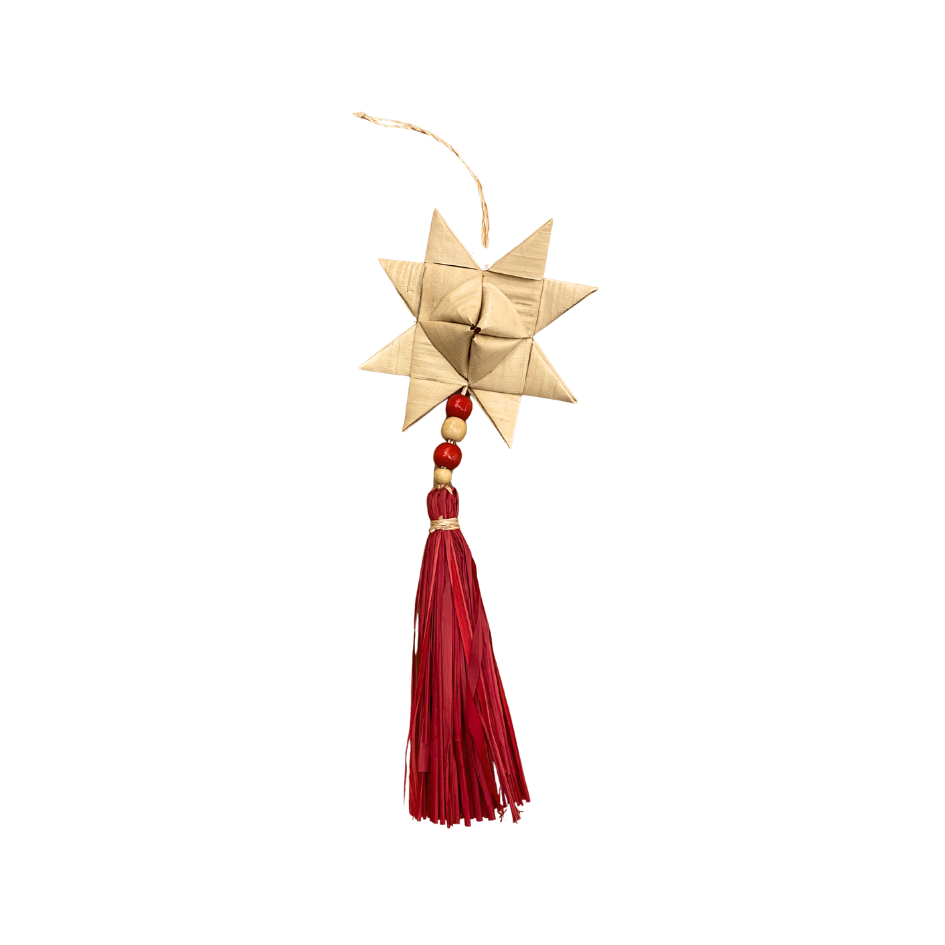 Roots Sorsogon Collection Star Ornament with Tassel