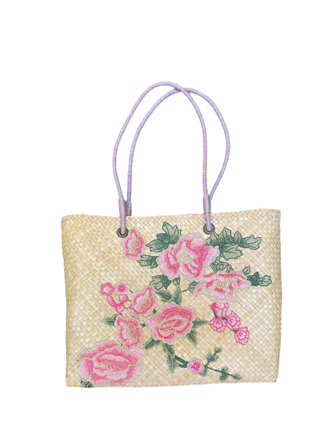 Roots Sorsogon Collection Siana Embroidered Flower Bag