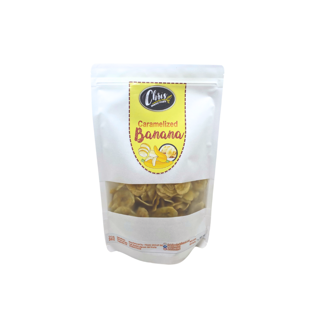 Chris Healthy Foods Caramelized Banana Chips