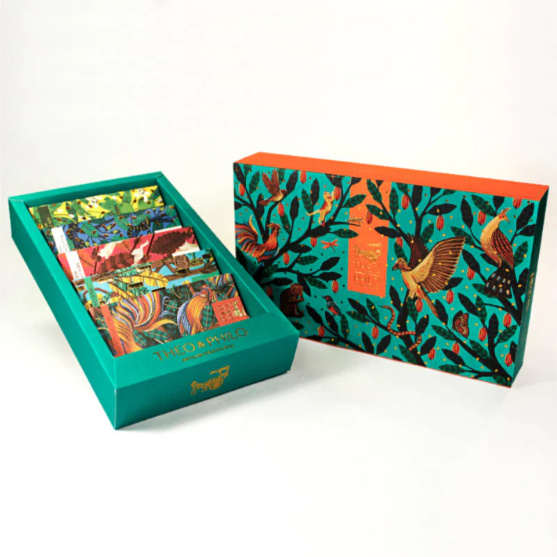 Theo & Philo Chocolates 5 Bar Gift Box