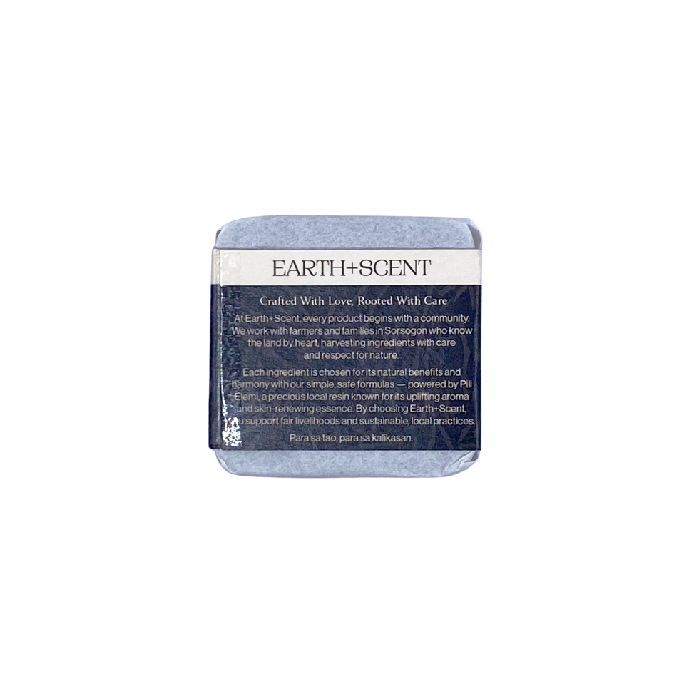 Earth+Scent Activated Bamboo Charcoal with Mint Botanical Soap