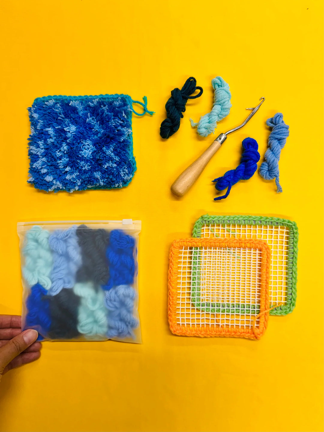 The Art of Yarn Fuzzy Square Kit