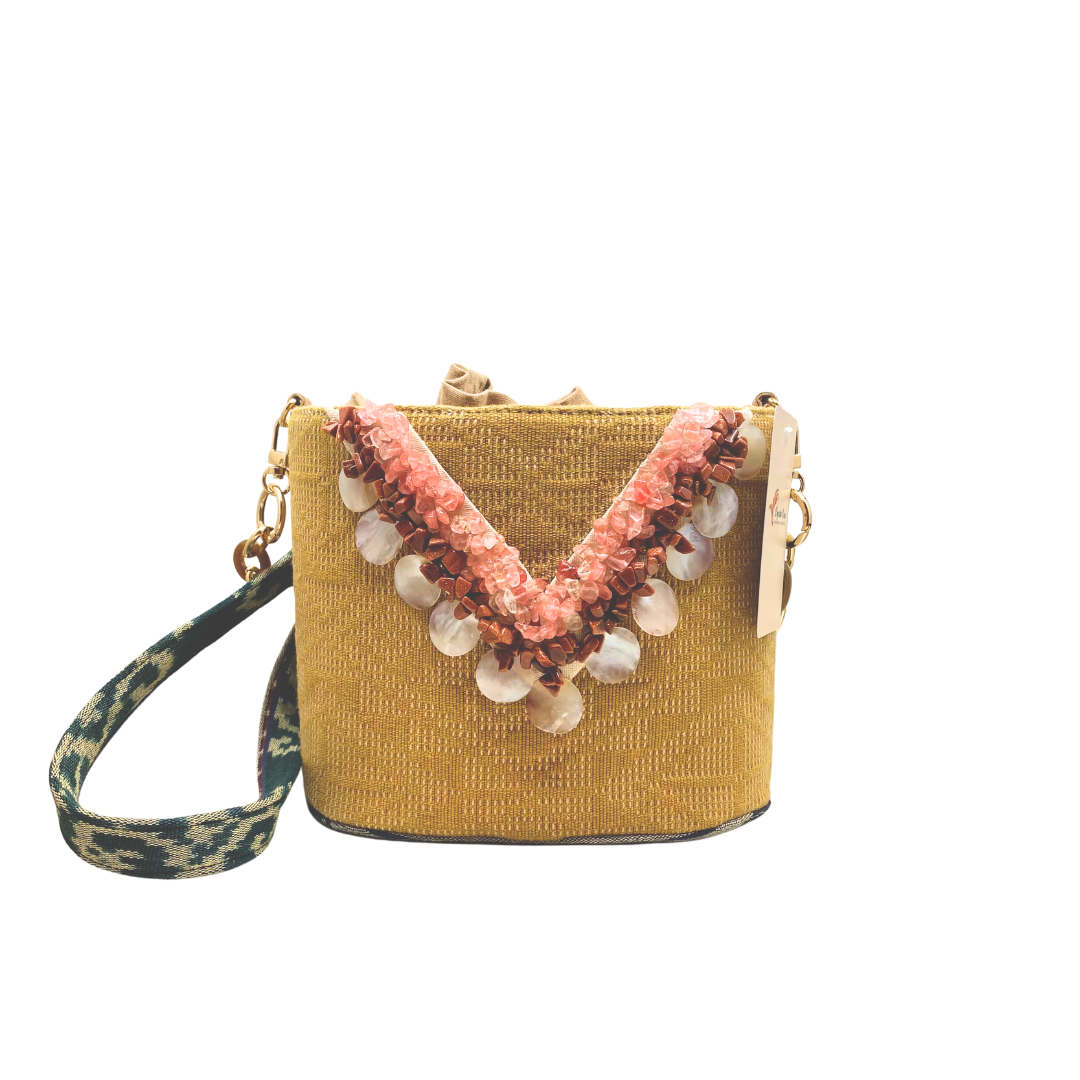 Crystal Seas Yakan Bucket Bag