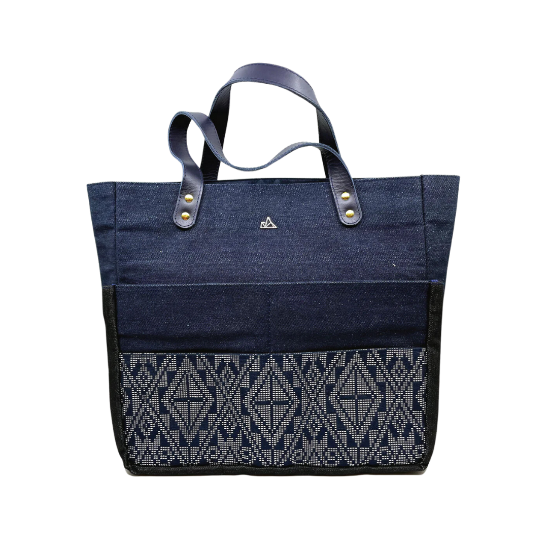 Vesti Everyday Denim & Yakan Tote Bag