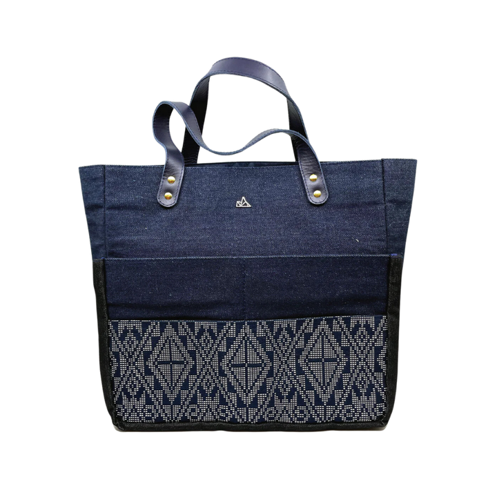 Vesti Everyday Denim & Yakan Tote Bag