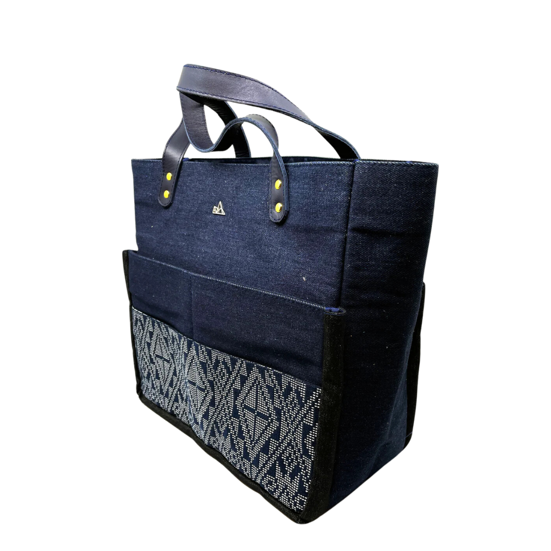 Vesti Everyday Denim & Yakan Tote Bag