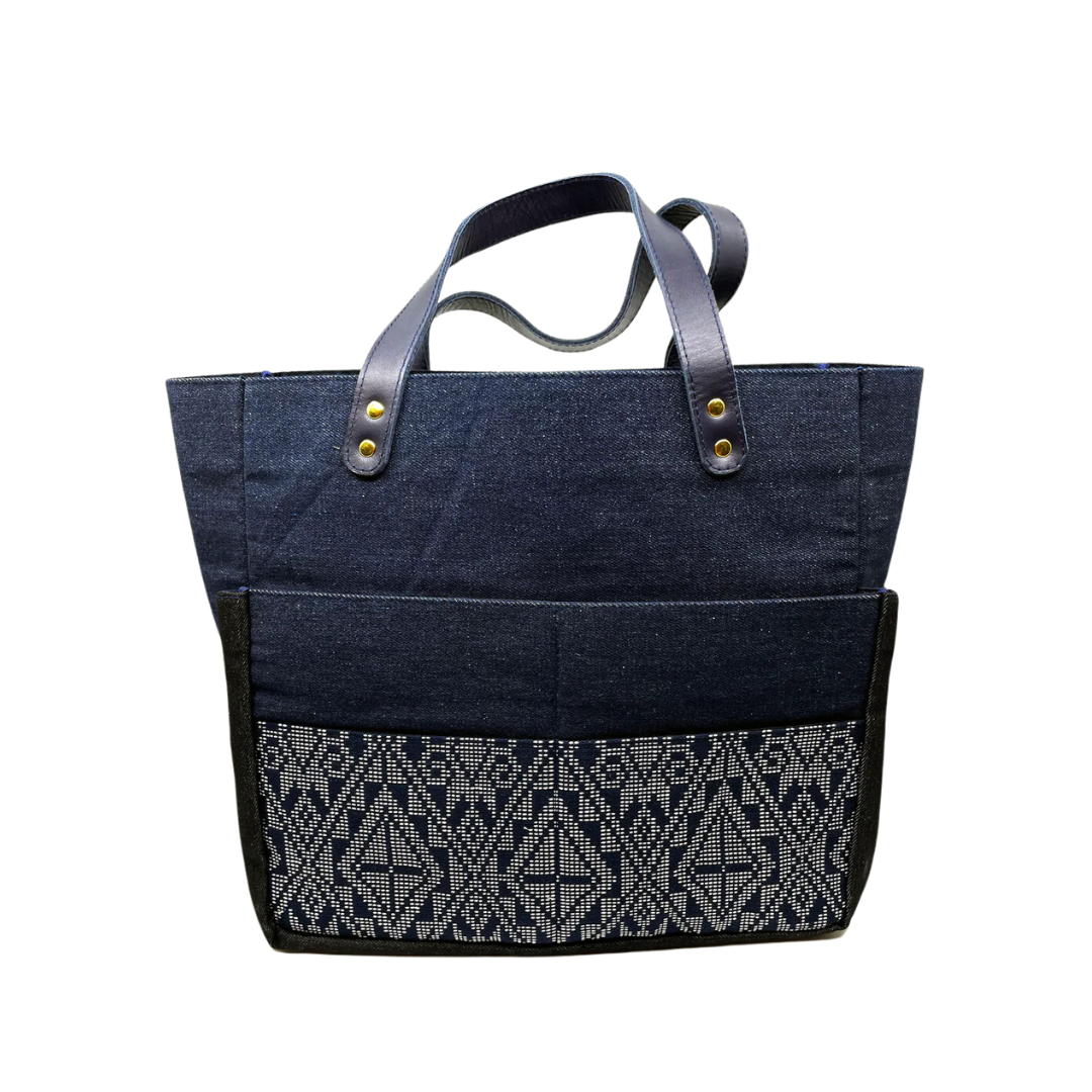 Vesti Everyday Denim & Yakan Tote Bag