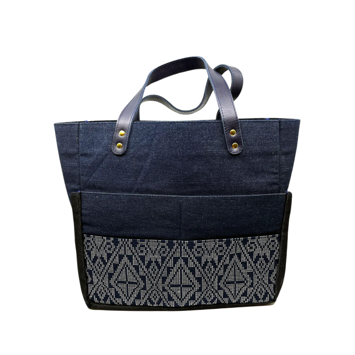 Vesti Everyday Denim & Yakan Tote Bag