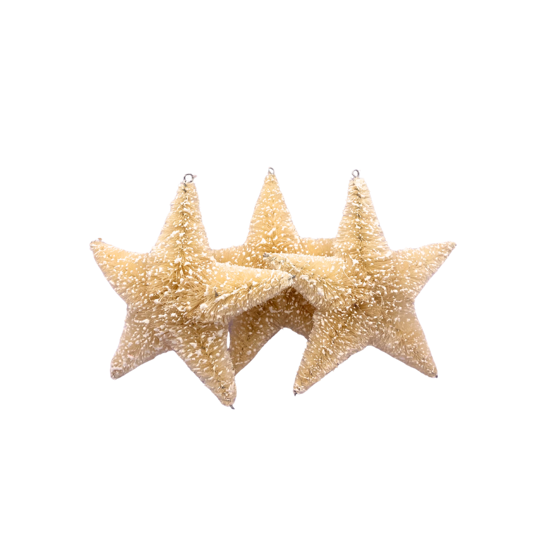 Abaca Star Ornament