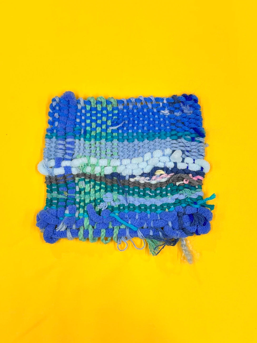 The Art of Yarn Handwoven Coaster