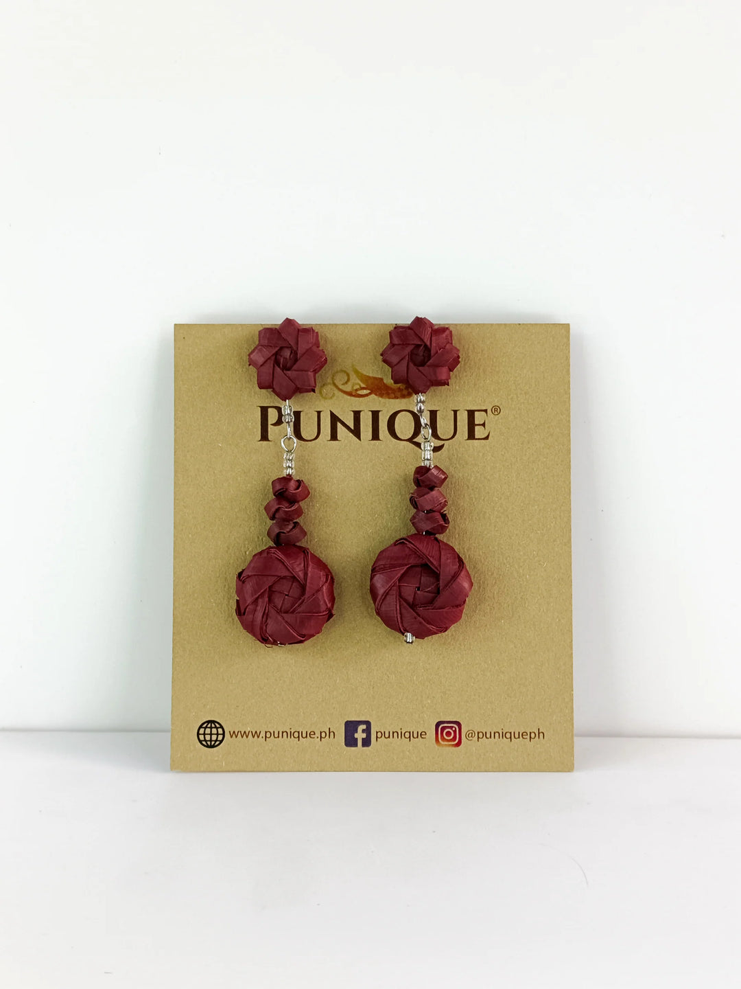 Punique Dewberry Dangler Earrings