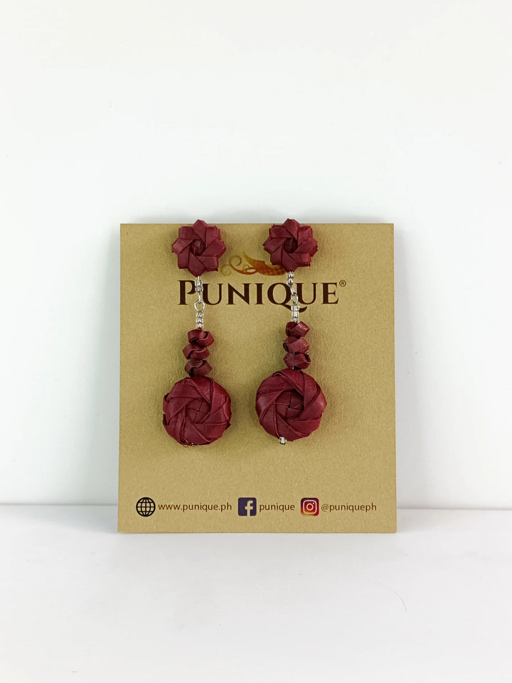 Punique Dewberry Dangler Earrings