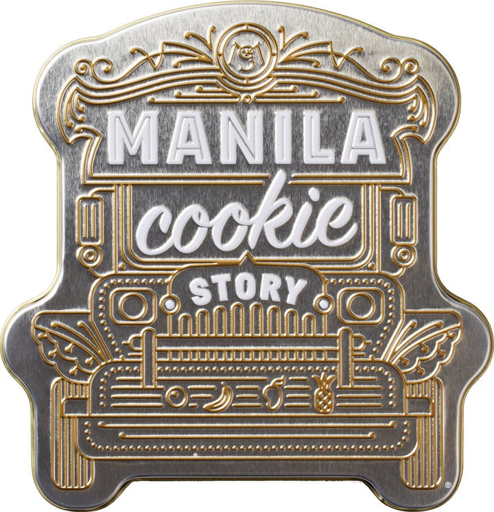 Manila Cookie Story Medium Jeepney Cookie Gift Tin