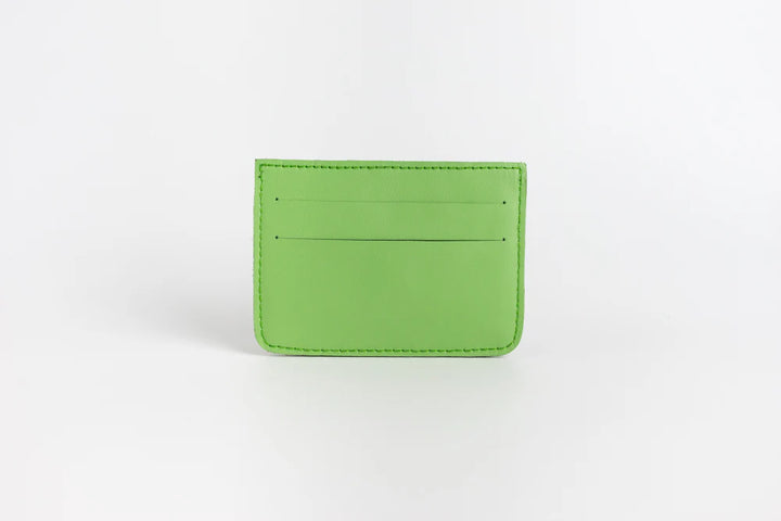 Woven Bulsa Card Holder in Avocado Leather