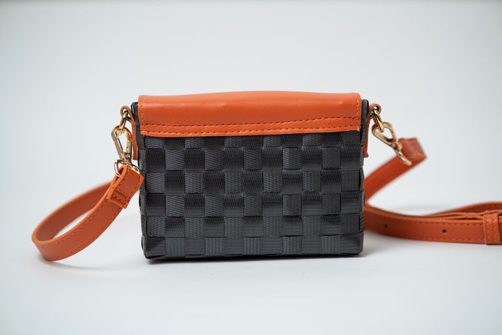 Lokal Bayong Daile Vegan Leather/Hand-Woven Sling Bag