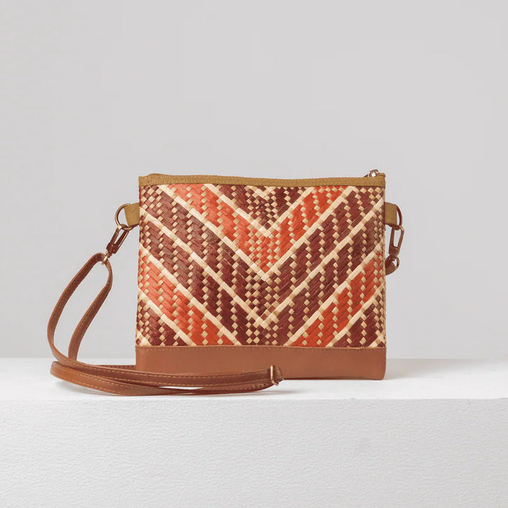 Woven Maya Tikog Grass Sling Bag