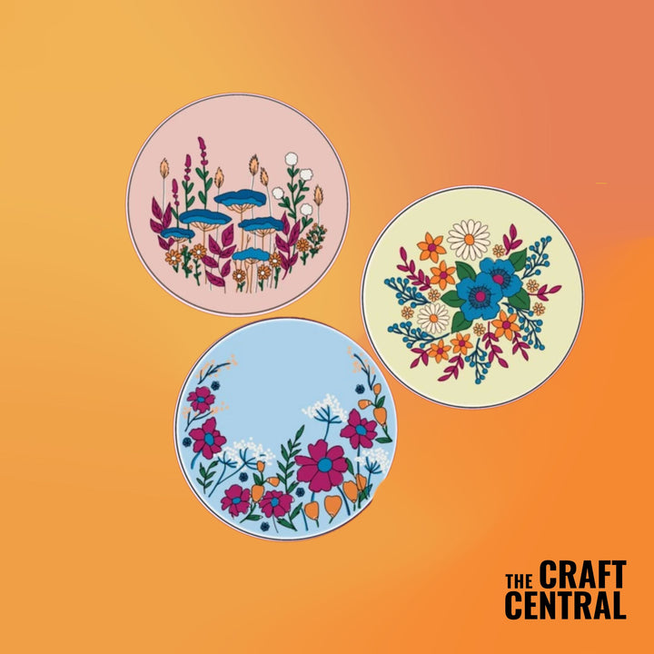 The Craft Central Embroidery Kits