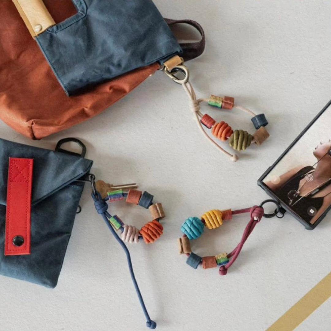 Gouache Onyx Bag Charm & Phone Strap