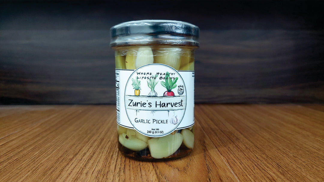Zurie's Harvest Pickled Garlic