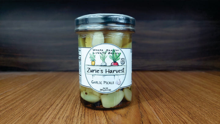 Zurie's Harvest Pickled Garlic