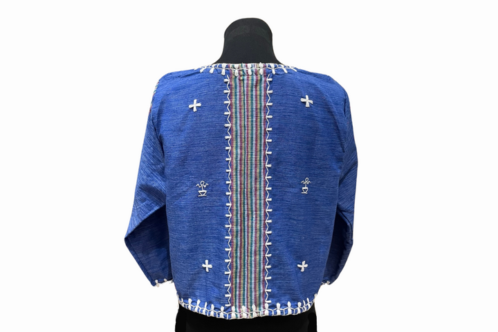 HeritageFinds Kantarines Weave Blazer with Itneg Embroidery