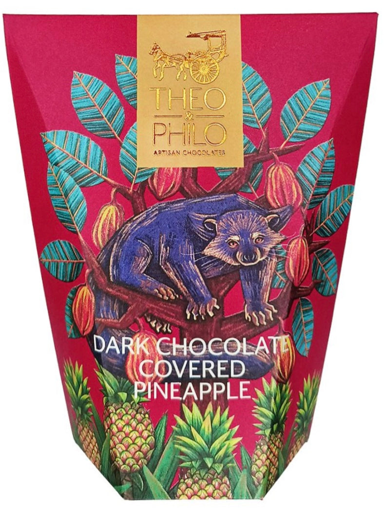Theo & Philo Chocolates Dark Chocolate Covered Pineapple