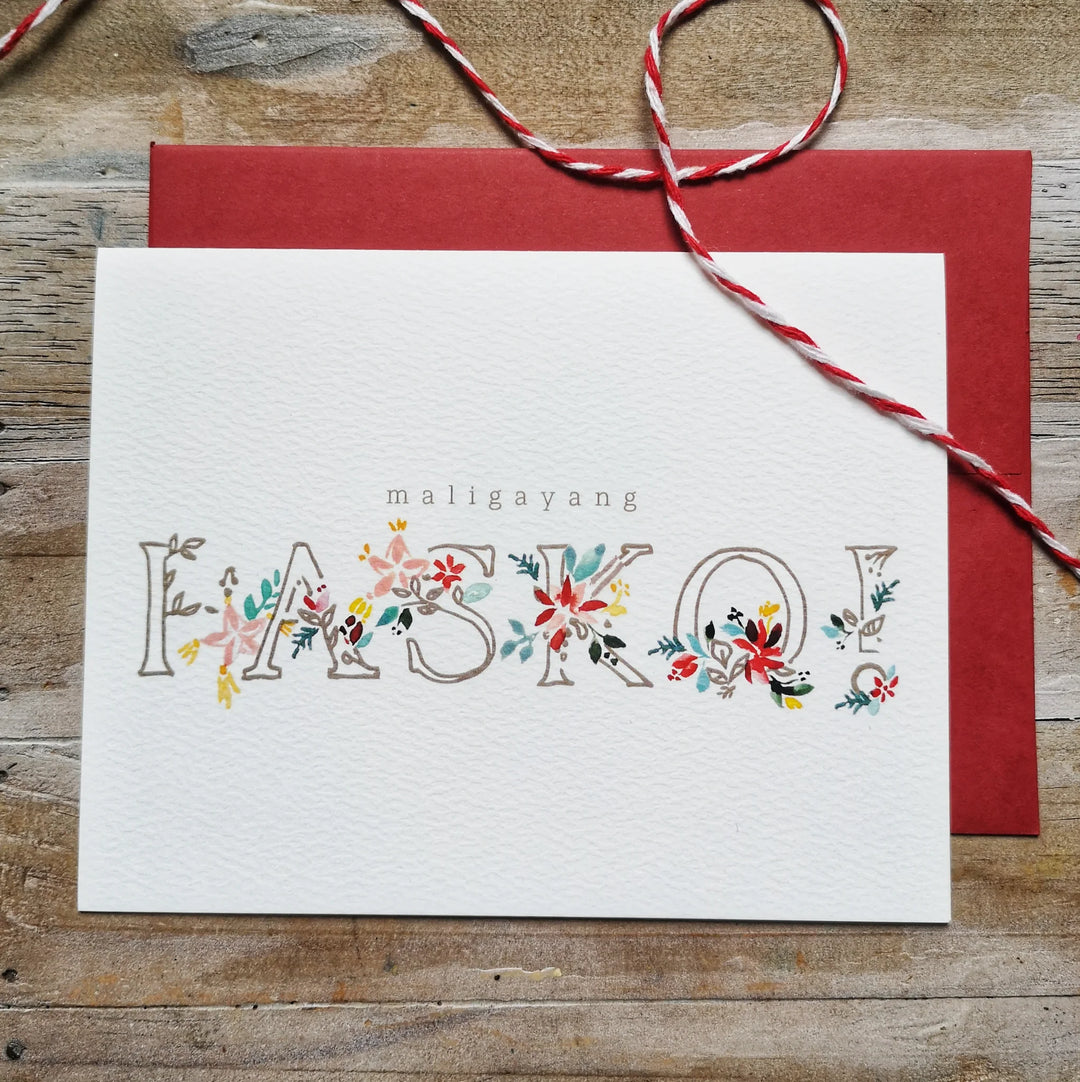 Kaliwete Creatives Maligayang Pasko Blank Notecard