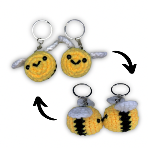 Hirayarn Bee Keychain