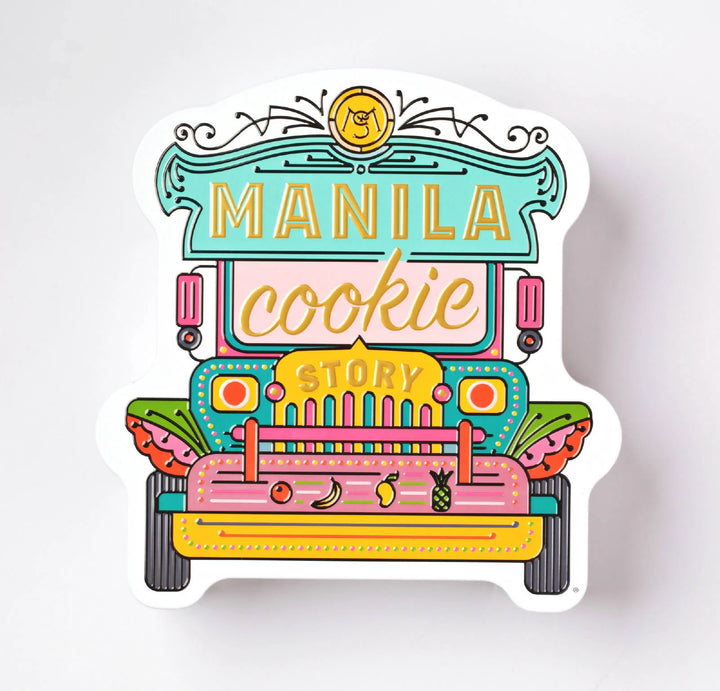 Manila Cookie Story King of the Road Jeepney Cookie Gift Tin