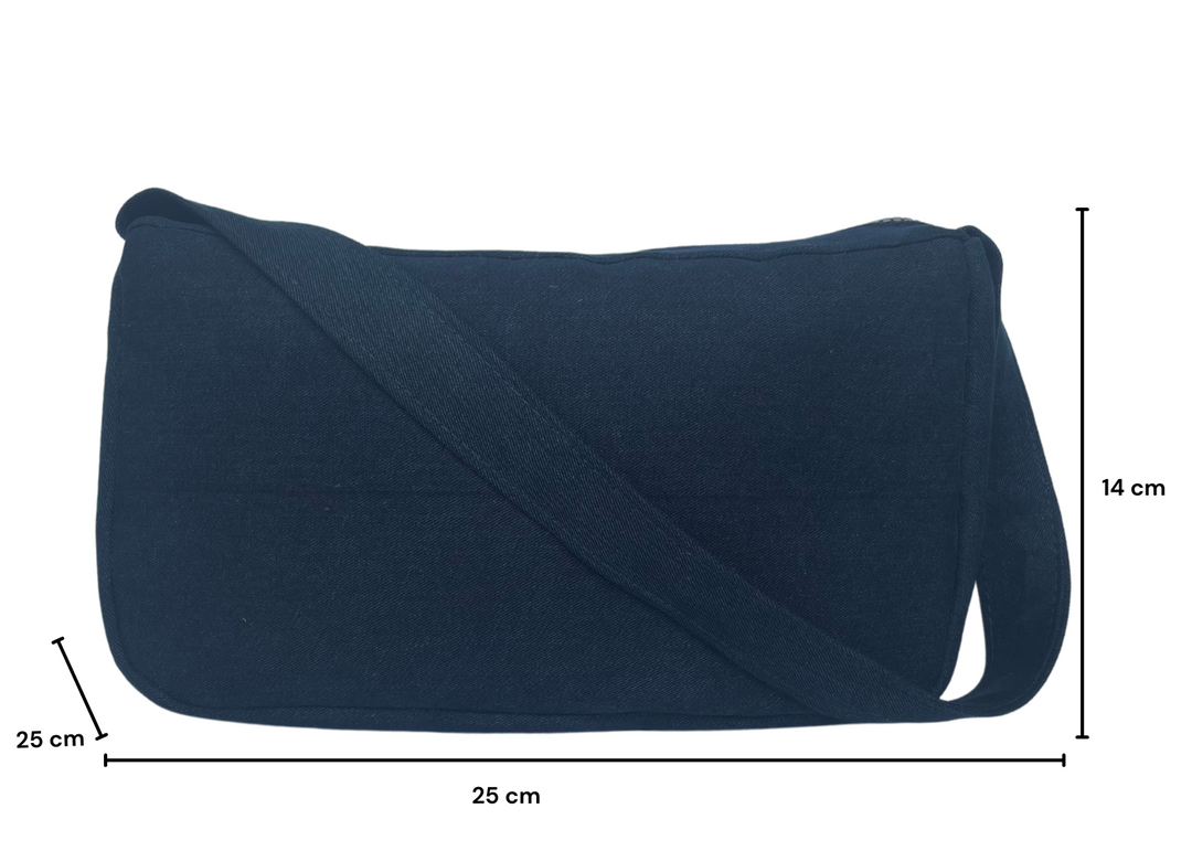 Maong Lona Classic Denim Shoulder Bag