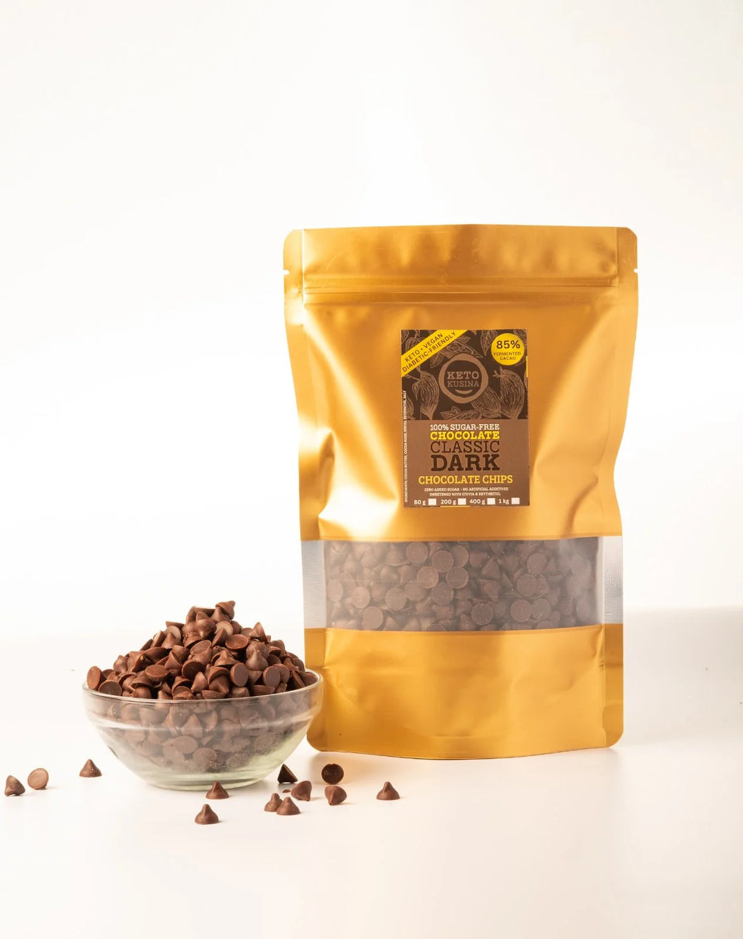 Keto Kusina Sugar-Free Dark Chocolate Chips