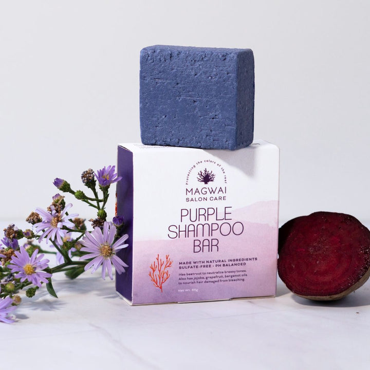 Magwai Purple Shampoo Natural Shampoo Bar
