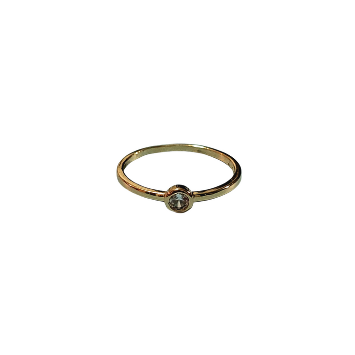 Blessings for Keeps Round Solid Ring