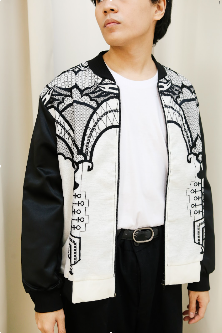 House of Habi PH	Barong Bomber Jacket