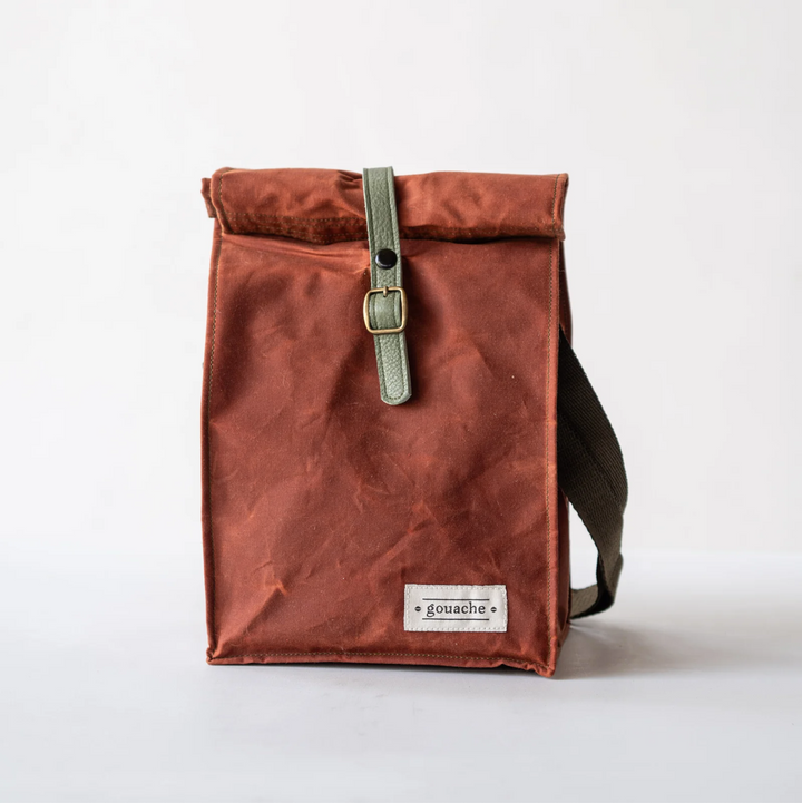 Gouache Colette Waxed Canvas Lunch Bag