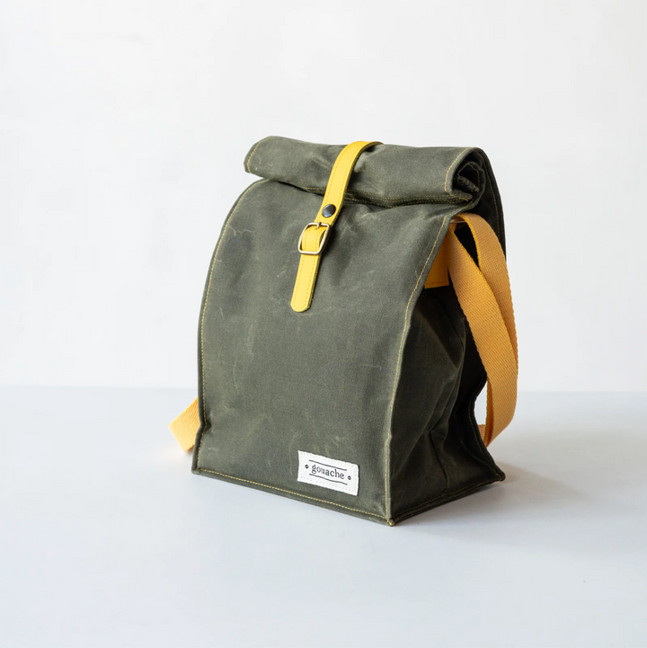 Gouache Colette Waxed Canvas Lunch Bag