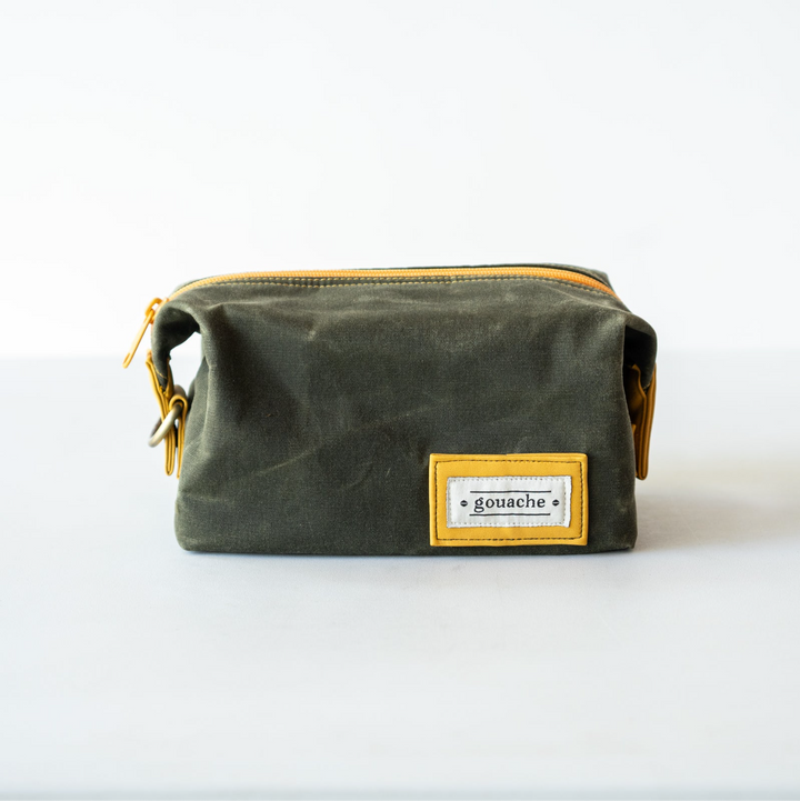 Gouache Sweeney Waxed Canvas Dopp Kit
