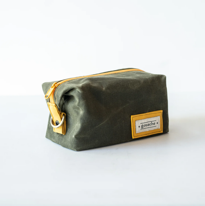 Gouache Sweeney Waxed Canvas Dopp Kit